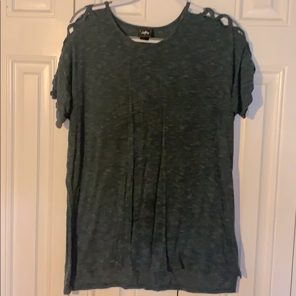 Daytrip cold shoulder cross cross tunic XL